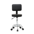 Hydraulic Height Adjustable Swivel Stool for Salon Facial Spa Black
