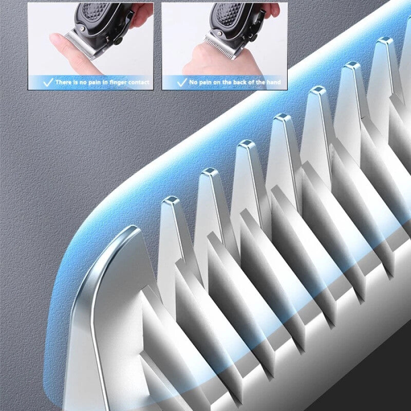 Cordless Hair Clippers & Beard Trimmer Kit - Professional Grooming Set for Men