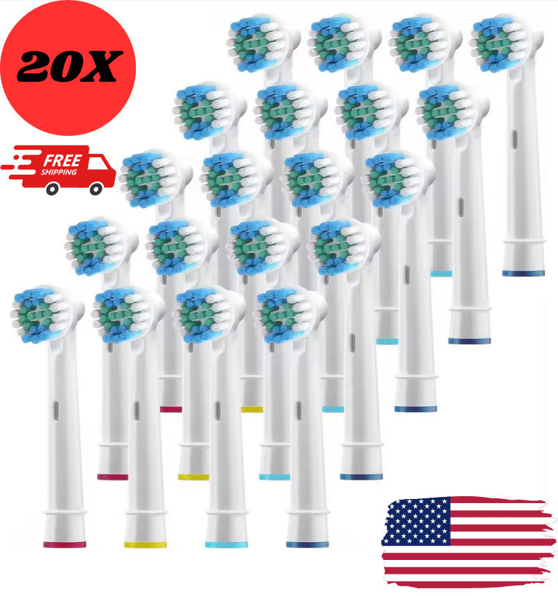 Electric Toothbrush Replacement Heads 20PCS Compatible for Oral Care
