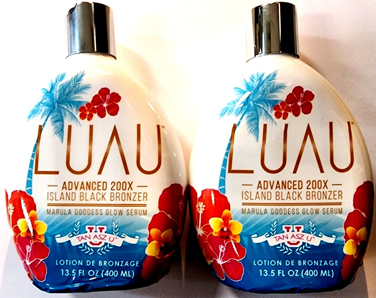 2-Pack Dark Tanning Lotion with Bronzer & Peach Fragrance - 13.5 oz