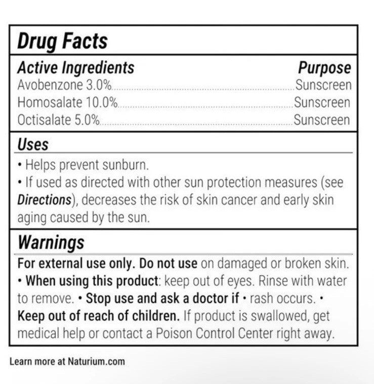 Naturium Dew-Glow Tinted Moisturizer SPF 50+ Deep 1.7 oz Dewy Face Sunscreen