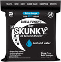 No Rinse Bathing Wipes - Large 25 Count, Convenient Quick-Use Personal Hygiene