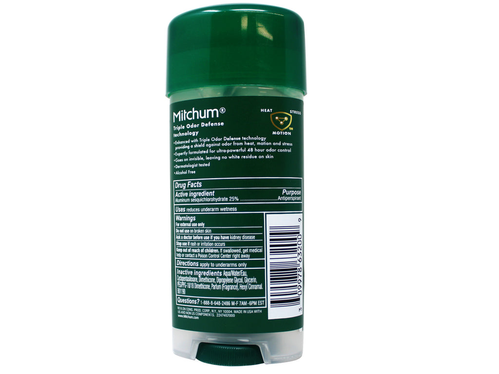 6 Pack Unscented Anti-Perspirant Deodorant 48HR Odor & Sweat Protection