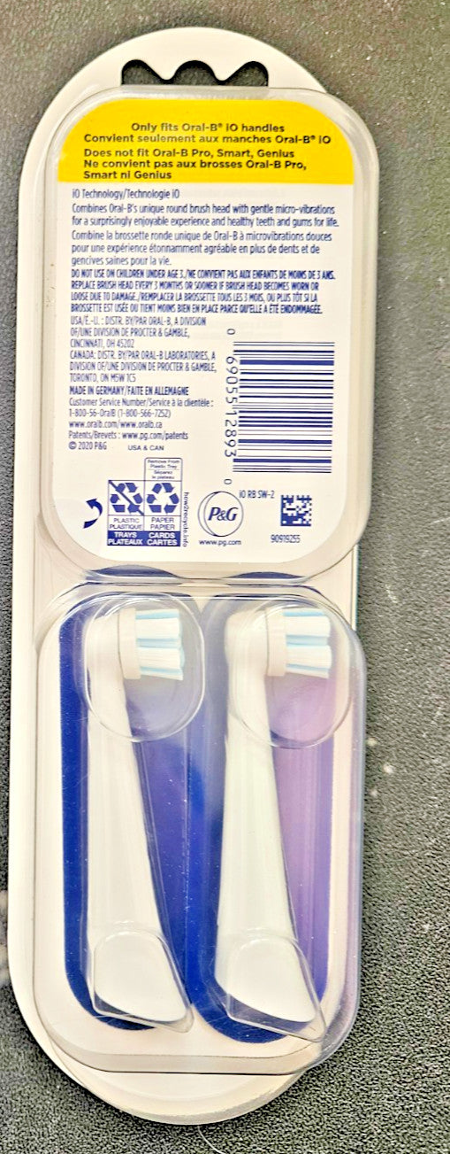 Electric Toothbrush Replacement Heads - Gentle Care, 2 Pack