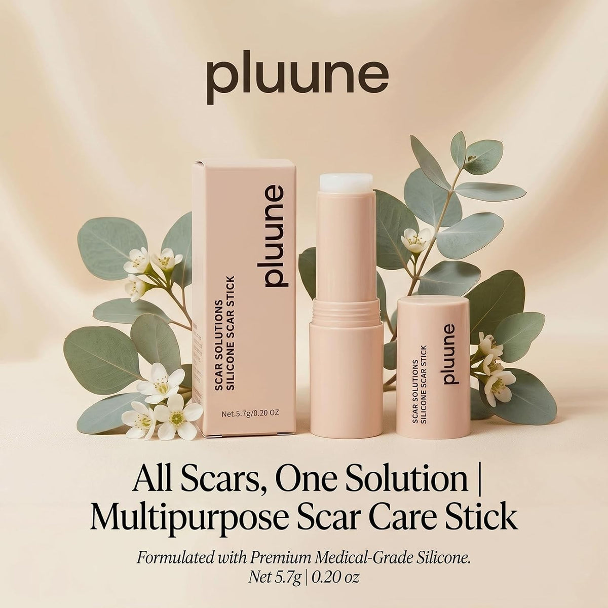 Silicone Scar Stick for Old & New Scars - Acne & Stretch Mark Treatment