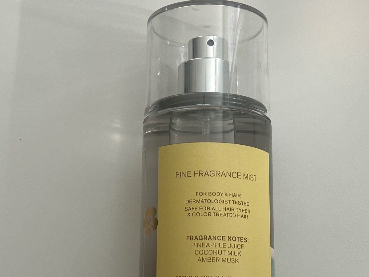 Pina Colada Swirl Body Mist - 8 oz Fragrance Spray for Women