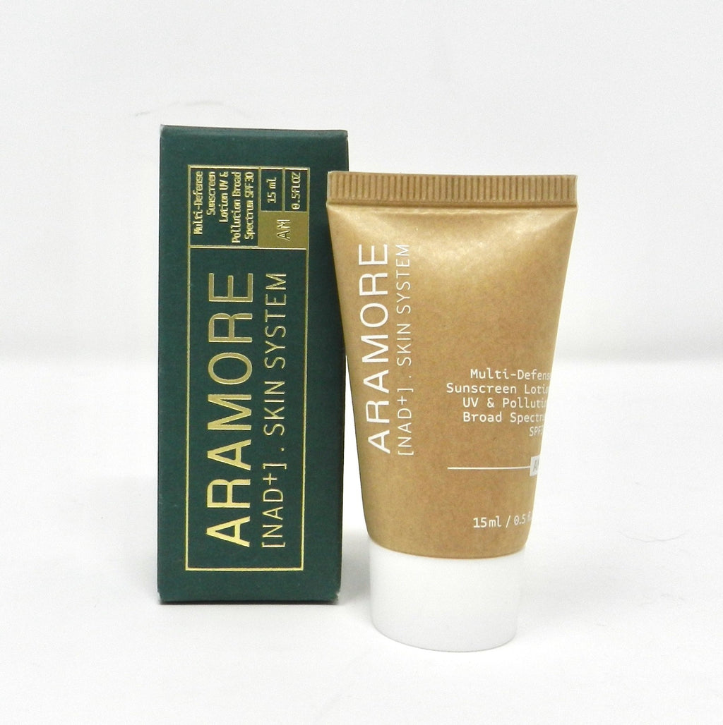 Aramore SPF 30 Sunscreen Set of 2 Travel Size 0.5 oz Skin Protection