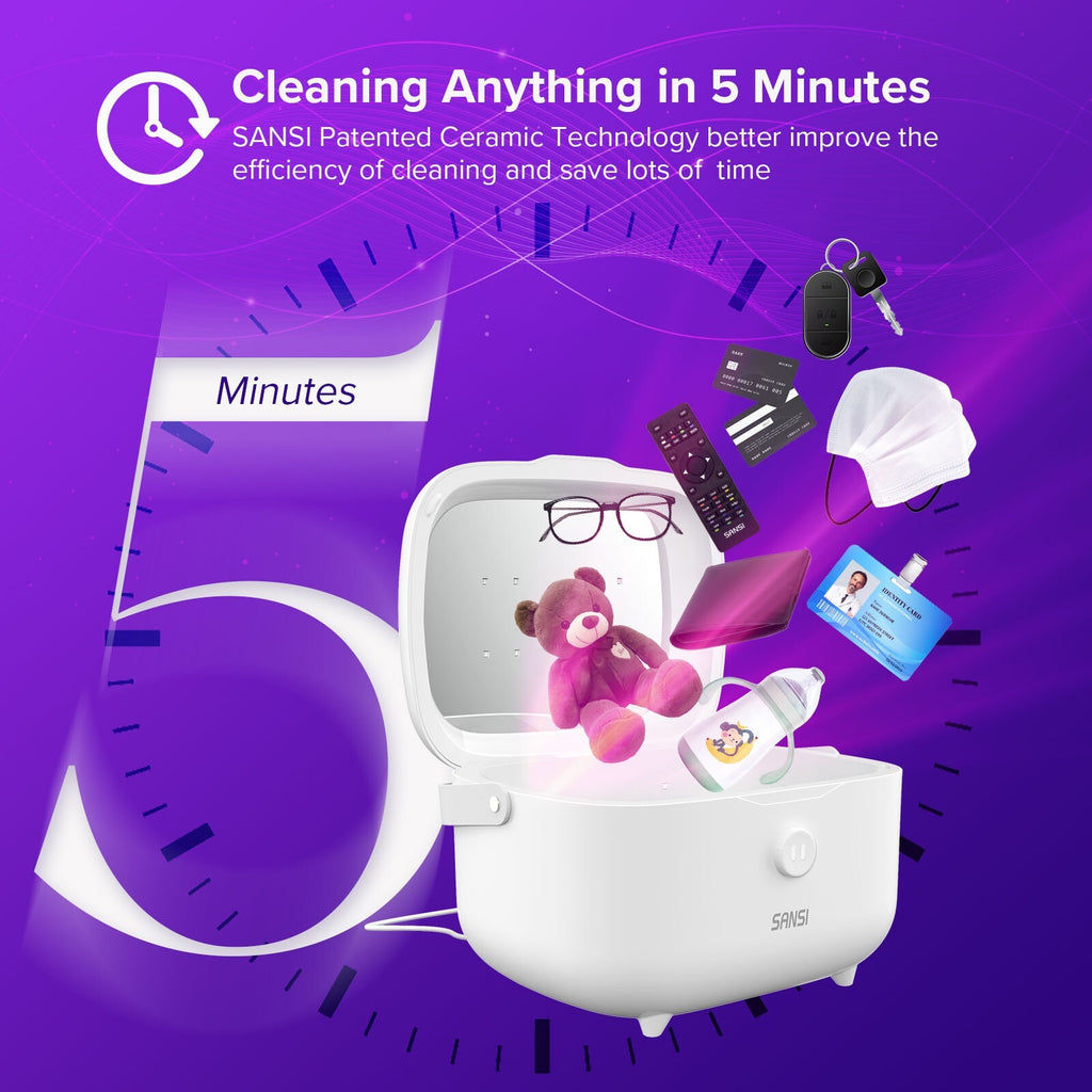 UV Light Sanitizer Box 15W UVC Disinfection Device for Baby and Family