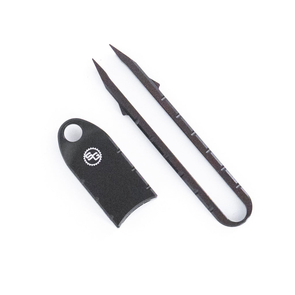Titanium Tweezers with Keyring Case - Precision First Aid & Grooming Tool