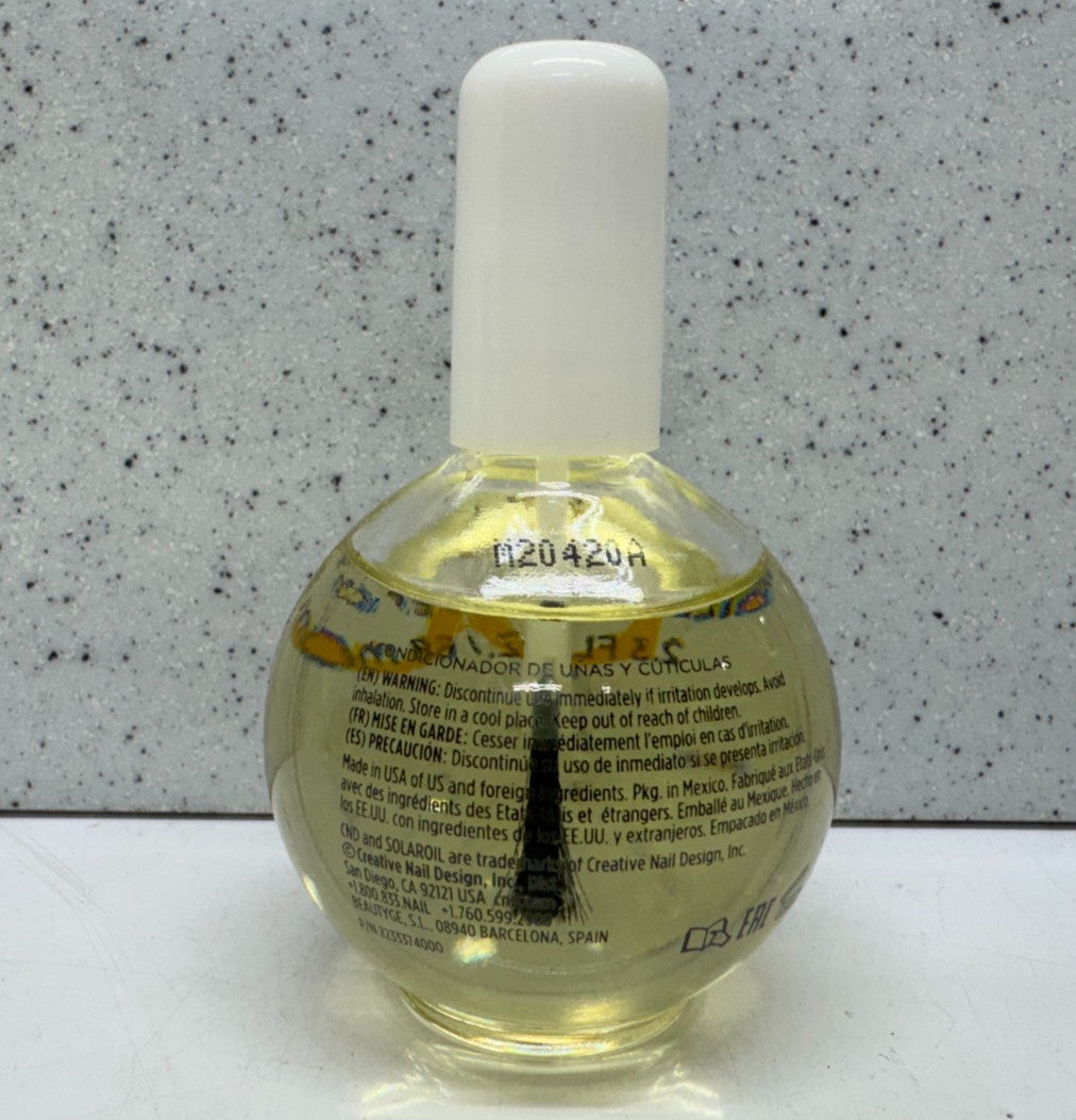 CND Solar Oil Nail Cuticle Conditioner 2.3 oz - No Box