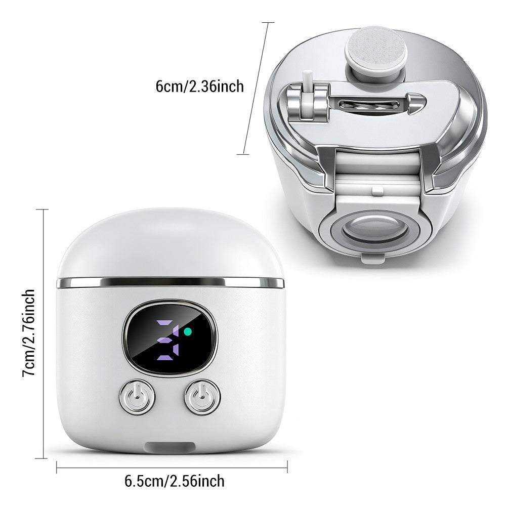 Electric Nail Clipper for Thick Nails with LED Lights & Magnifier - Automatic Trimmer