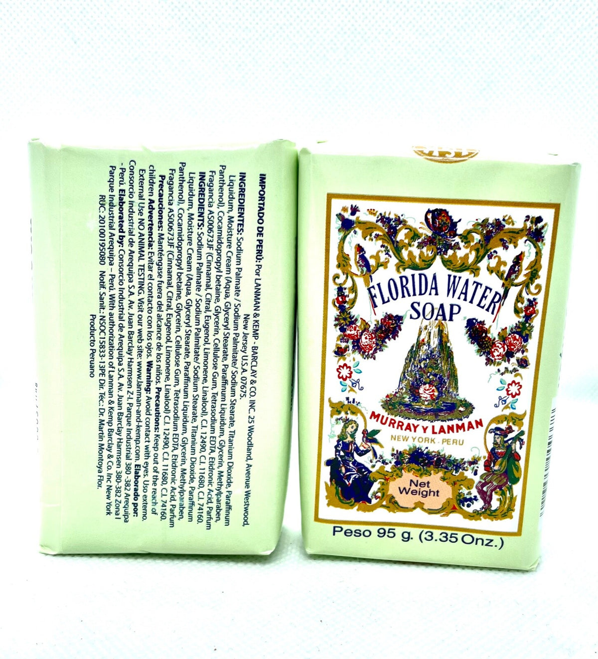 Florida Water Soap Set - Lot of 2 Traditional Aromatic Hand & Body Wash