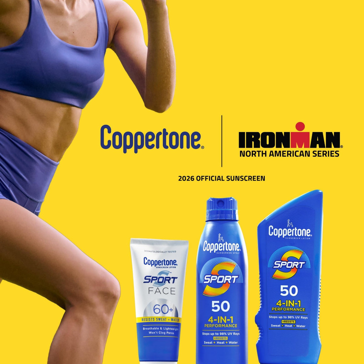 High-Performance SPF 50 Water-Resistant Sunscreen Lotion 12-Pack - 7 fl oz