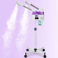 Professional 2-in-1 Facial Steamer with Double Nozzles - Purple