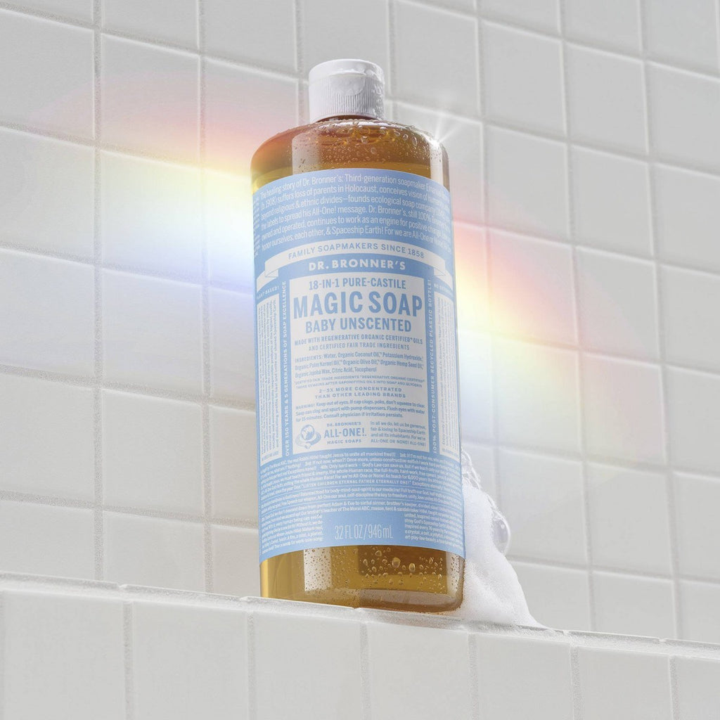 Unscented Castile Liquid Soap for Sensitive Skin 32 fl oz - Baby & Family