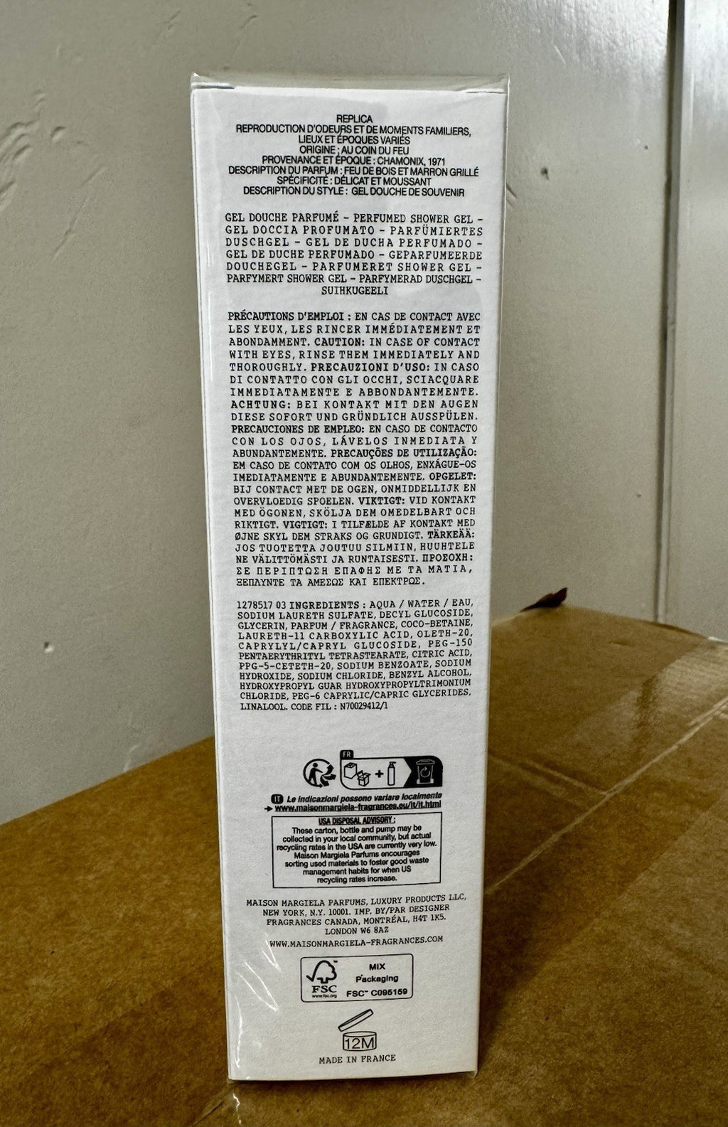 Maison Margiela Replica By The Fireplace Shower Gel 6.7oz - Cozy Warm Fragrance