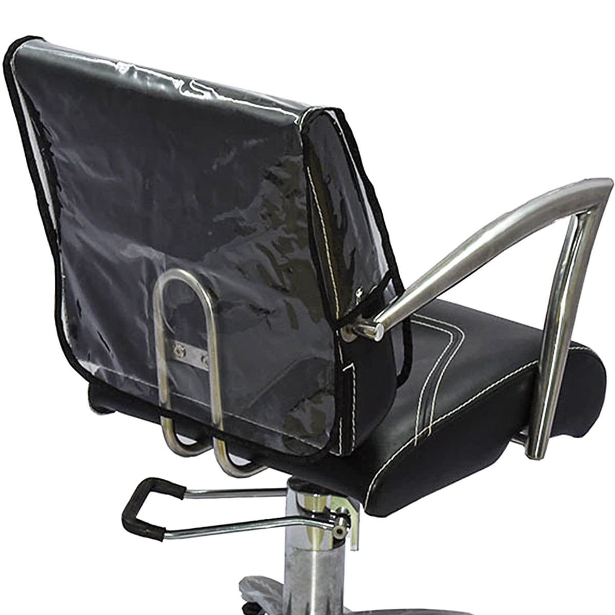 Salon Chair Back Protector Cover Waterproof Clear Vinyl