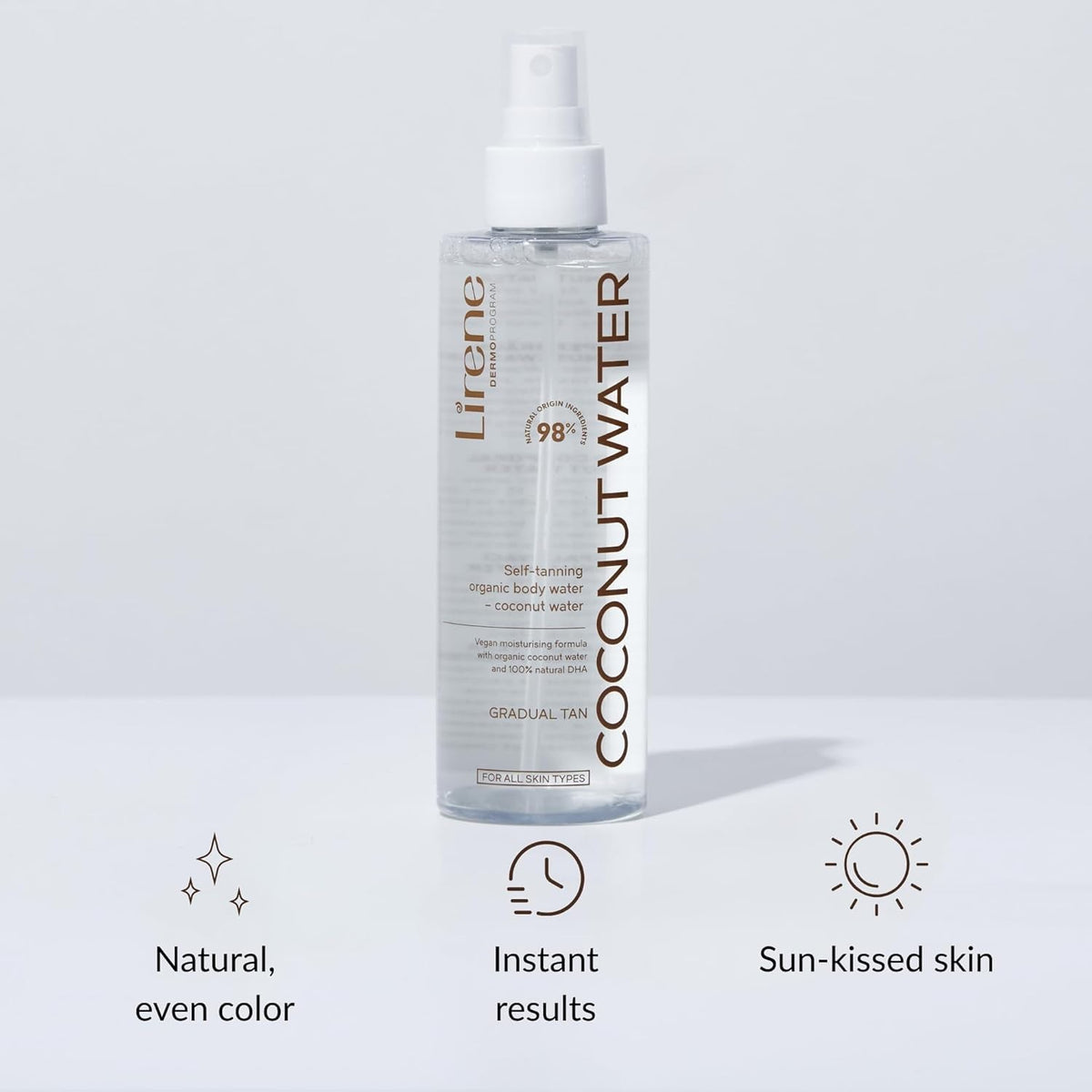 Self Tan Spray with Coconut Water - Buildable Gradual Bronze Mist