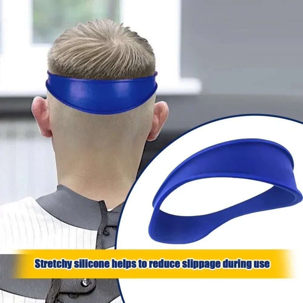 Silicone Headband Haircut Template for Precise Hair Trimming & Fading