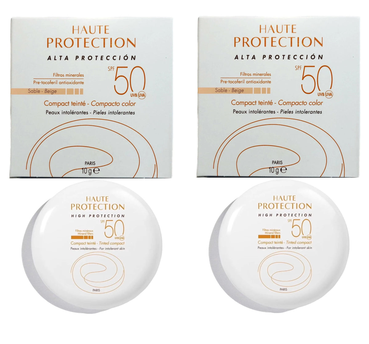 Avene High Protection Tinted Compact SPF 50 Sand 10g - Water-Resistant Sun Protection
