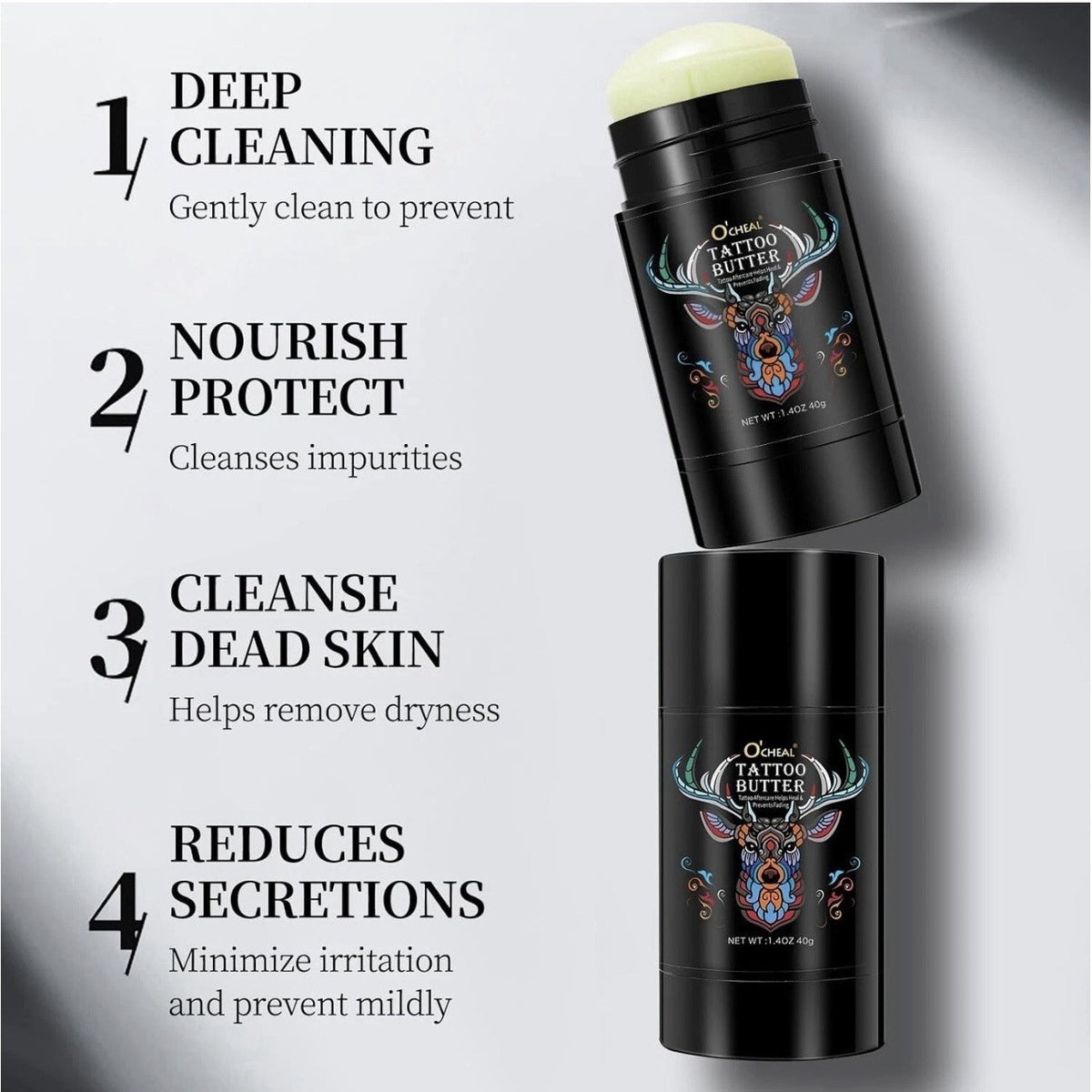 Tattoo Aftercare Butter Balm – All-Natural Organic Moisturizer for Tattoos