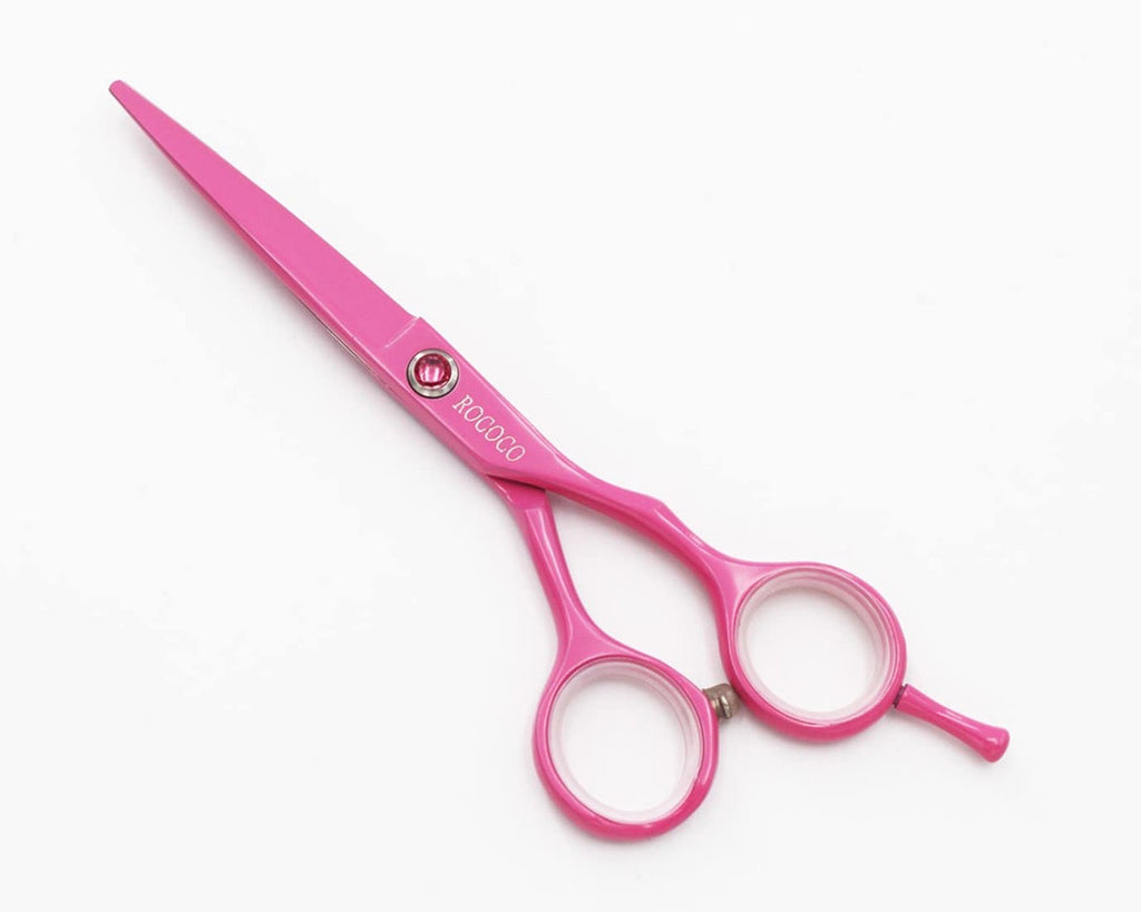 Pink Professional Hair Cutting Scissors & Thinning Shears - 5.5 Inch Set