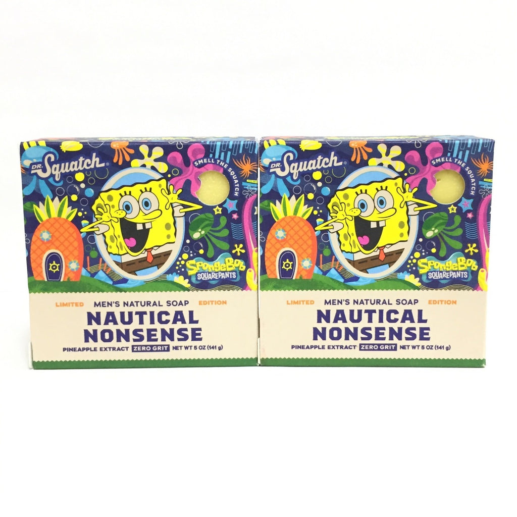 Men's Natural Bar Soap - Nautical Nonsense, 5 oz, Pineapple Extract, 2 Pack