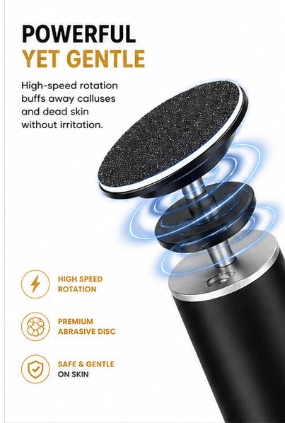 Electric Callus Remover Foot Sander Pedicure Tool with Speed Control