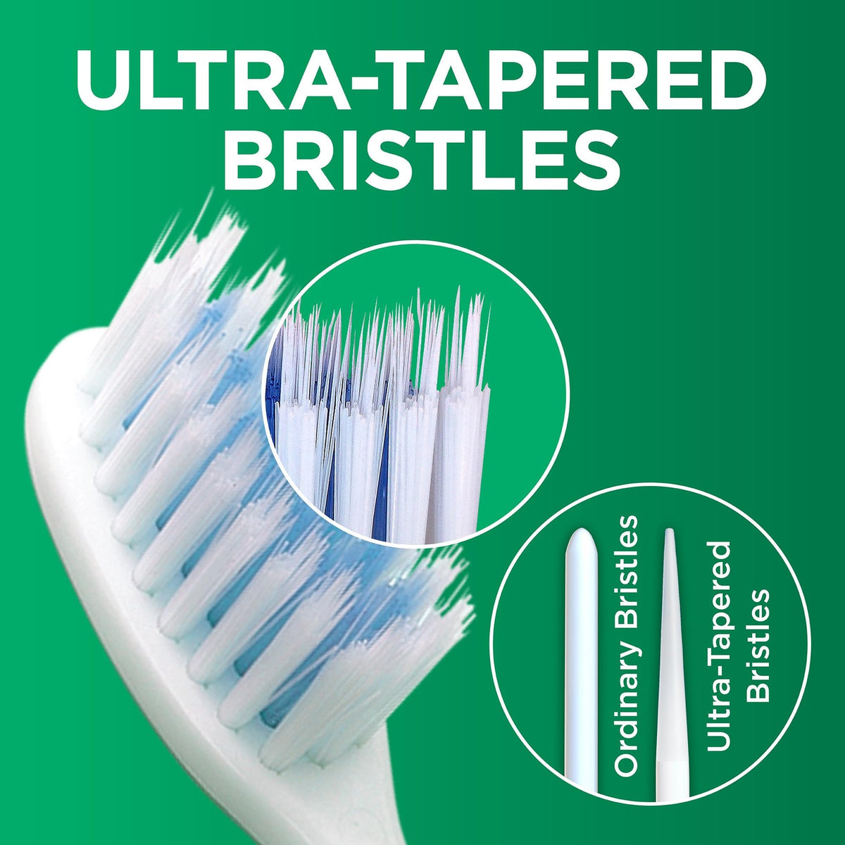 Summit+ Ultra Soft Tapered Toothbrush for Gentle Plaque Removal