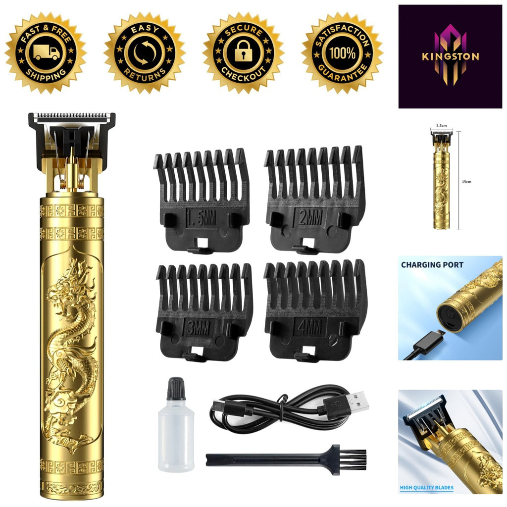 Rechargeable Hair Clippers & Trimmer for Effortless Grooming - Professional-Grade