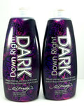 2 Pack Ed Hardy Dark Bronzer Indoor Tanning Lotion - Black DHA Formula