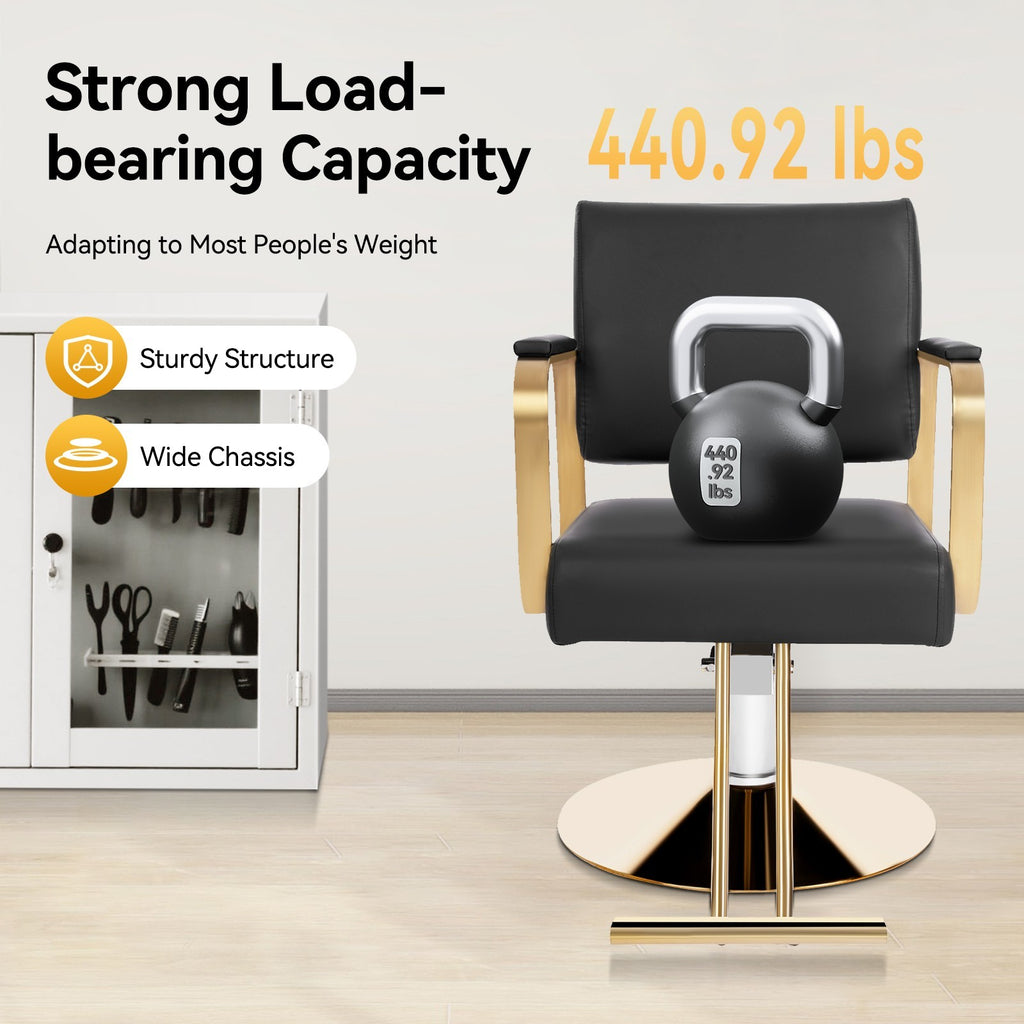 Hydraulic Barber Chair Adjustable Salon & Spa Salon Chair for Hair Styling