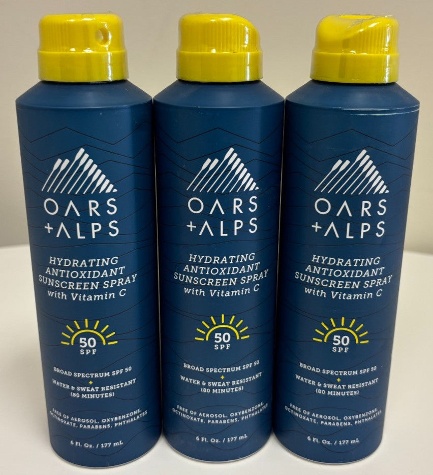 SPF 50 Sunscreen Spray for Face & Body 3-Pack | Broad Spectrum Sun Protection