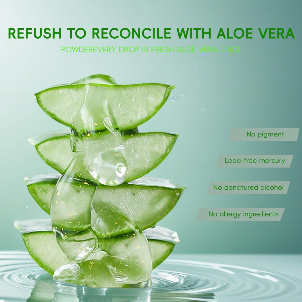 Organic Aloe Vera Gel for Sunburn Relief & Skin Moisturizer - 7.05 Fl Oz