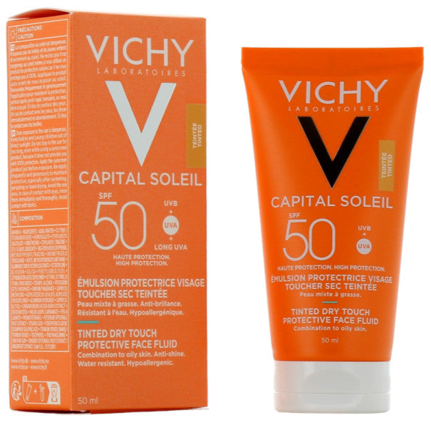 Vichy SPF 50 BB Tinted Mattifying Face Fluid - Oil Control, Sensitive Skin