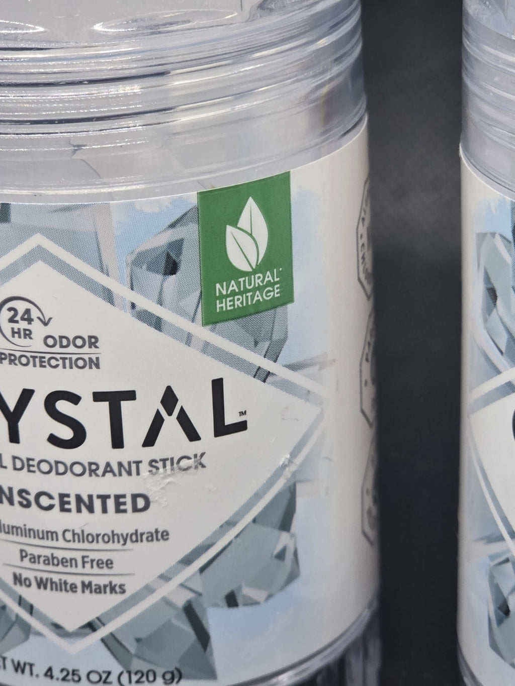 3-Pack Unscented Mineral Deodorant Sticks - 4.25 Ounce Each