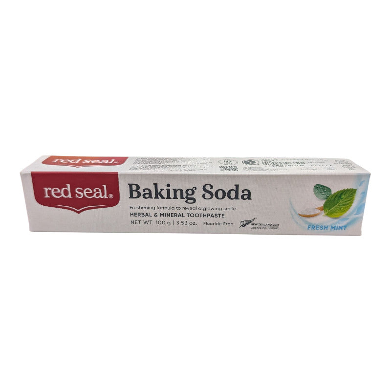 Fluoride Free Toothpaste with Baking Soda Herbal Mineral Formula 2/27 Exp