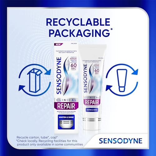 Sensodyne Whitening & Repair Toothpaste for Sensitive Teeth 2.3 oz