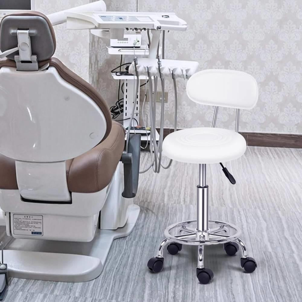 Adjustable Swivel Salon Stool with Wheels for Spa Tattoo Facial Massage