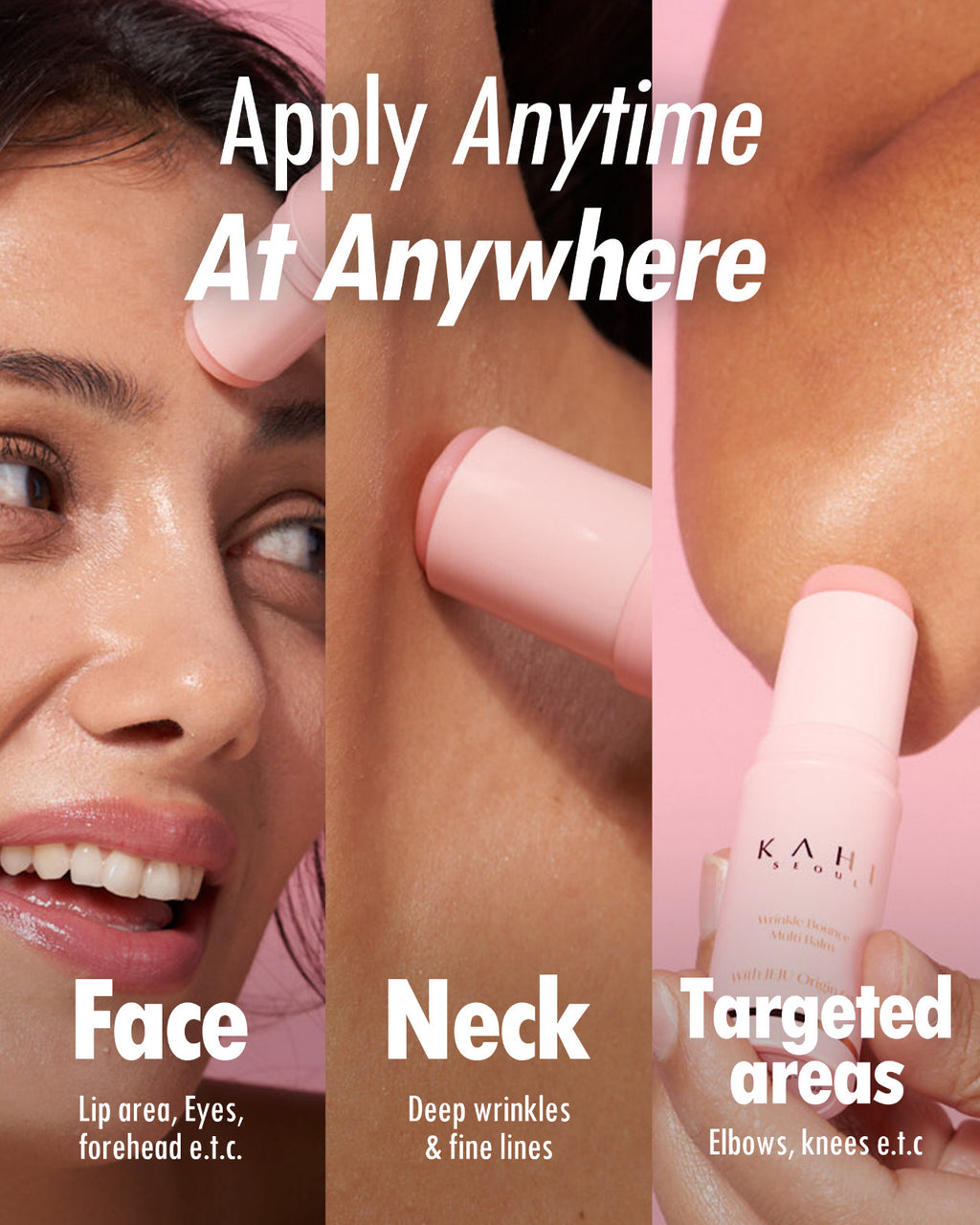 KAHI Wrinkle Bounce Multi Balm 9g - Anti-Aging Moisturizer & Lip Balm