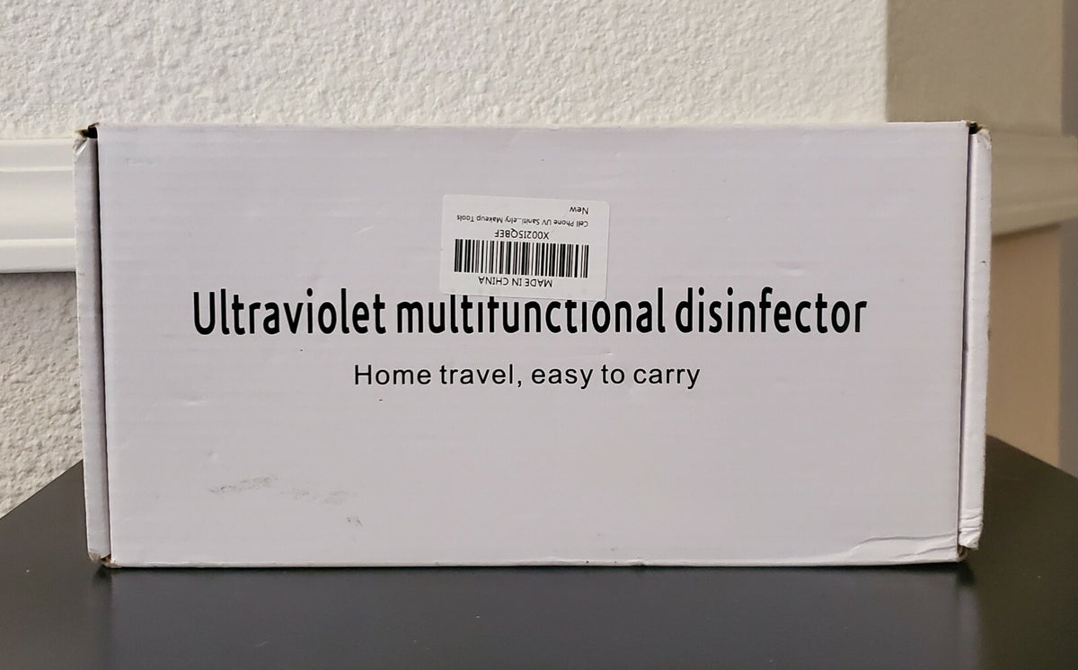 White UV Disinfector - Multi-Functional Sterilizer for Home & Office