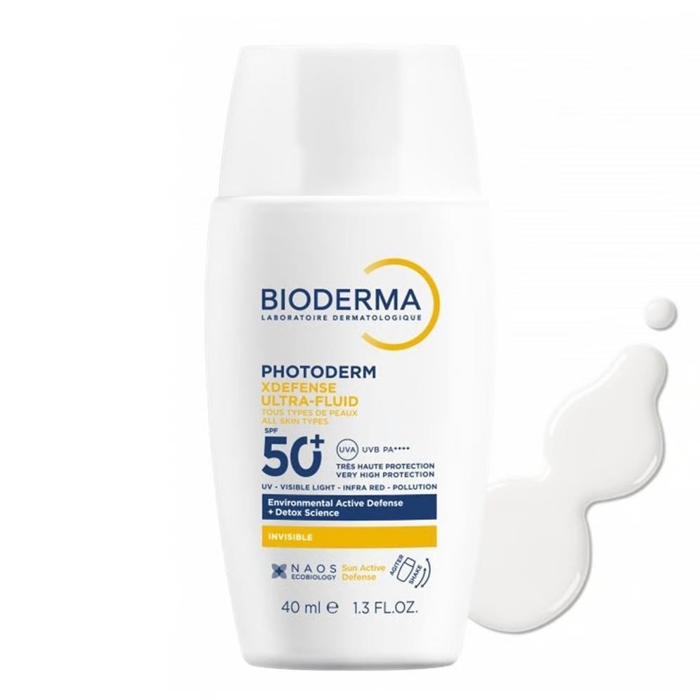 SPF50+ Sun Protection Face Cream Ultra-Fluid with Detox Technology 40ml