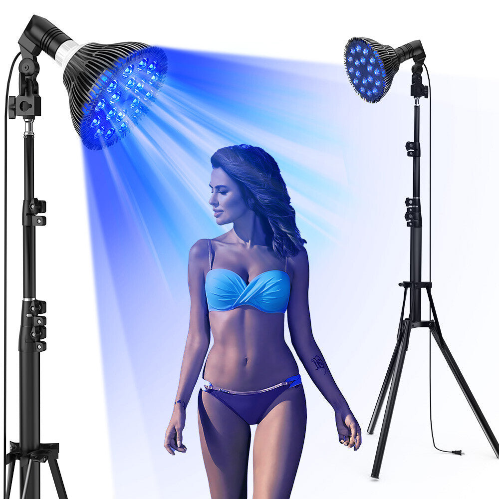 UV Tanning Lamp for Body and Face - Sunbed Solarium Light for Skin Bronzing