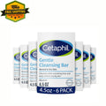 Cetaphil Gentle Cleansing Bar Soap for Sensitive Skin 4.5oz - 6 Pack