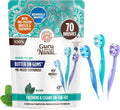 Disposable Travel Toothbrush with Softex Bristles & Built-In Toothpick