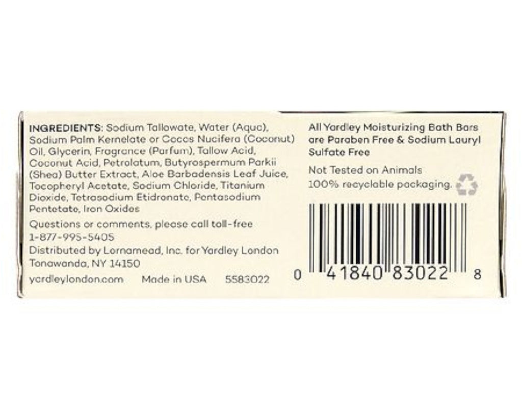 Moisturizing Bath Bar Creamy Coconut - Pack of 2, Enriched with Shea & Aloe