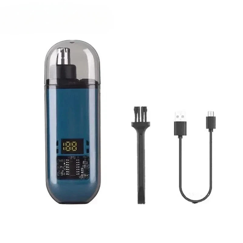 USB Rechargeable Nose & Ear Hair Trimmer for Men Portable Grooming