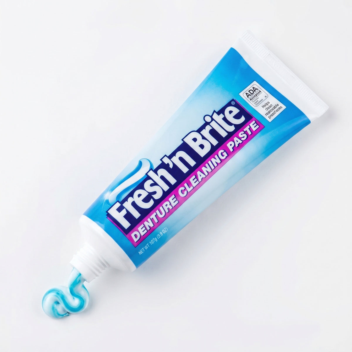 Denture Cleaning Paste Pack of 3 - Fast Stain Removal & Mint Freshness
