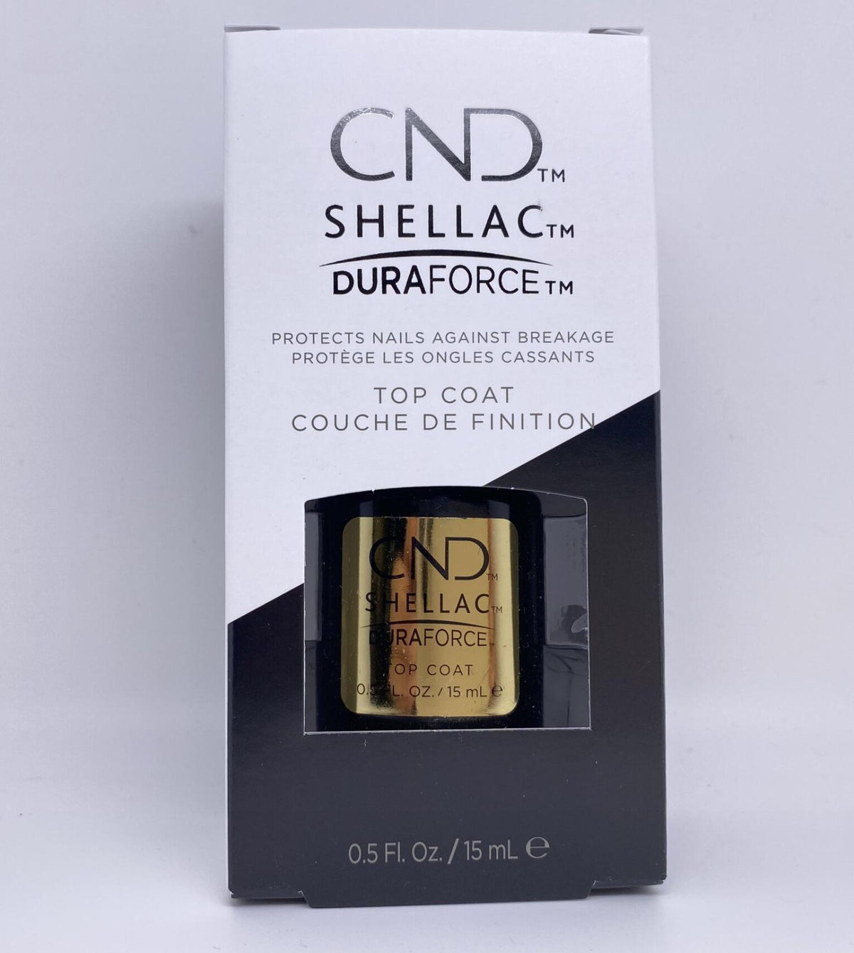 CND Shellac UV/LED Gel Polish Top Coat - Duraforce 0.5oz / 15ml