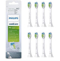Philips Sonicare W2 Optimal White Toothbrush Heads 8-Pack - Replacement for DiamondClean